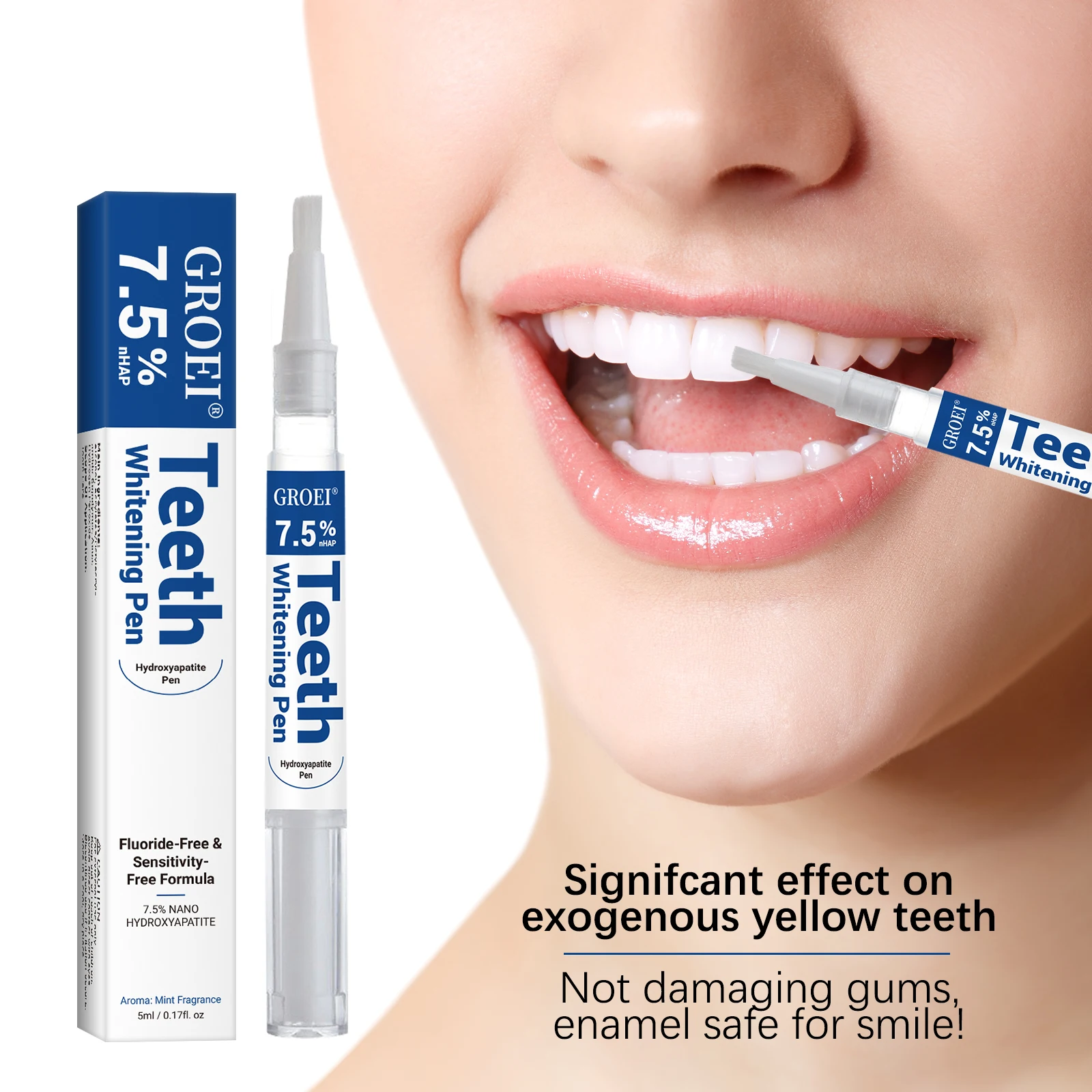 Teeth Whitening Paste - Stylo de blanchiment des dents hydroxypatite,