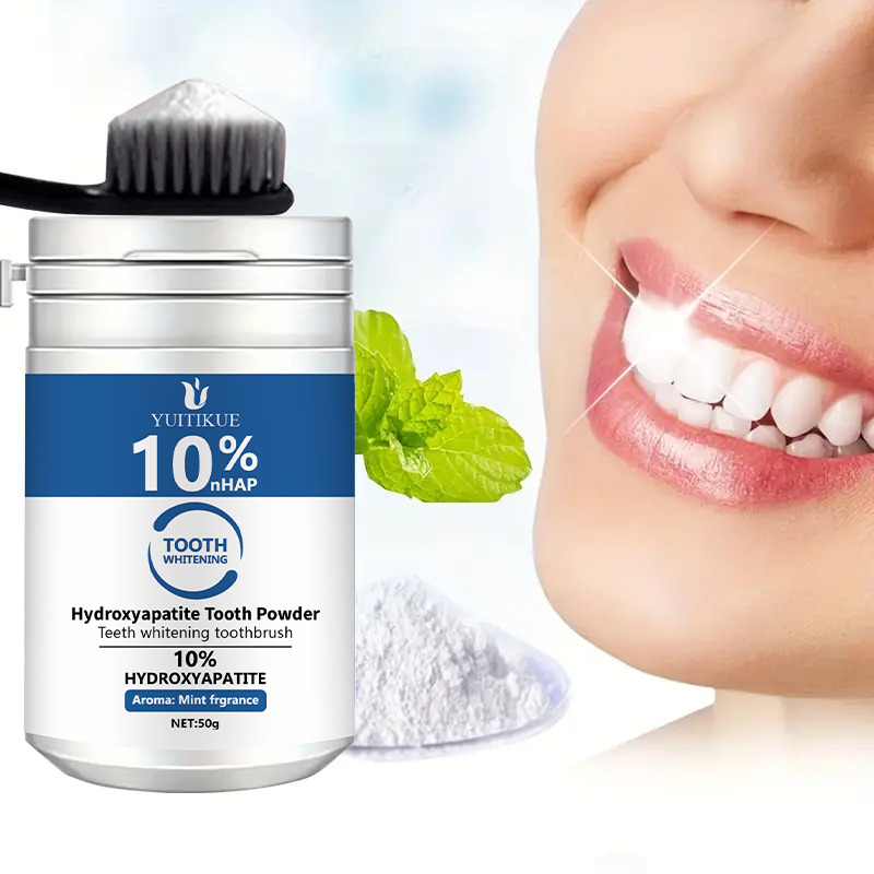 Teeth Whitening Zimba - YUTIKUE 10% nHAP poudre dentaire 50g-hydroxyapatite