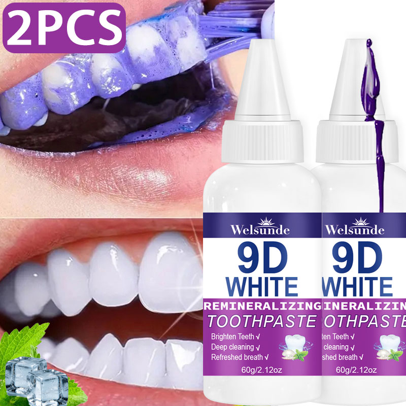 Hydroxyapatite Toothpaste - 2 tubes de dentifrice blanchissant pour