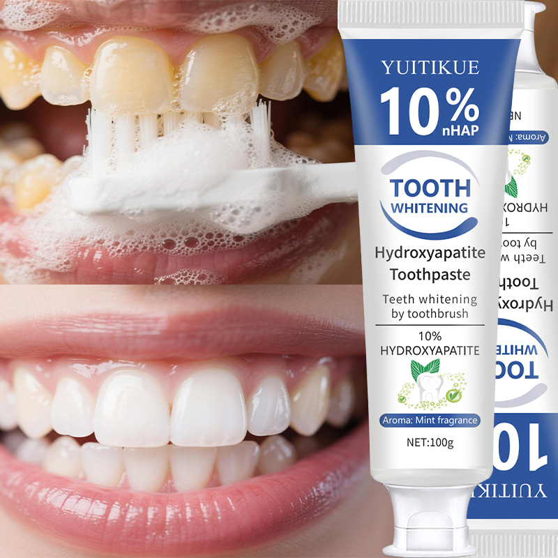 Hydroxyapatite Toothpaste - YUITIKUE Dentifrice à l'hydroxyapatite NHAP 10%