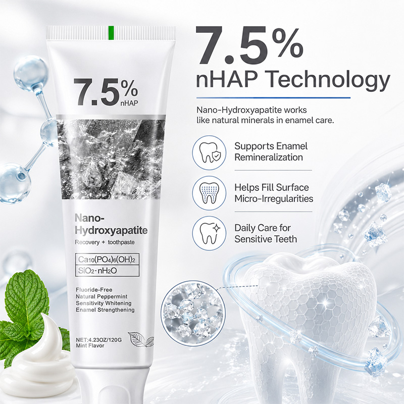 Hydroxyapatite Toothpaste - Lot de 5/6 pièces de dentifrice