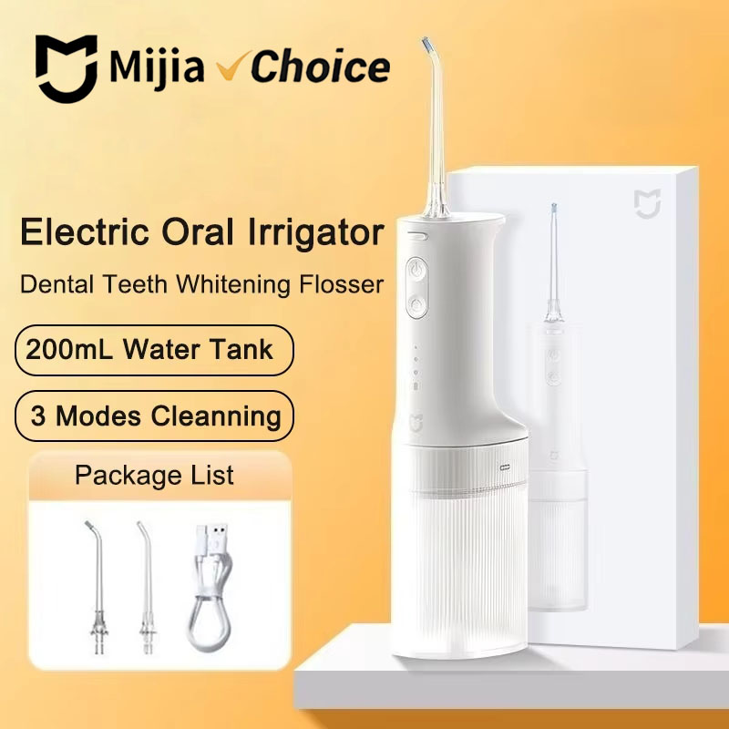 Water Flosser Cordless - Irrigateur buccal portable Mijia MEO705, blanchiment