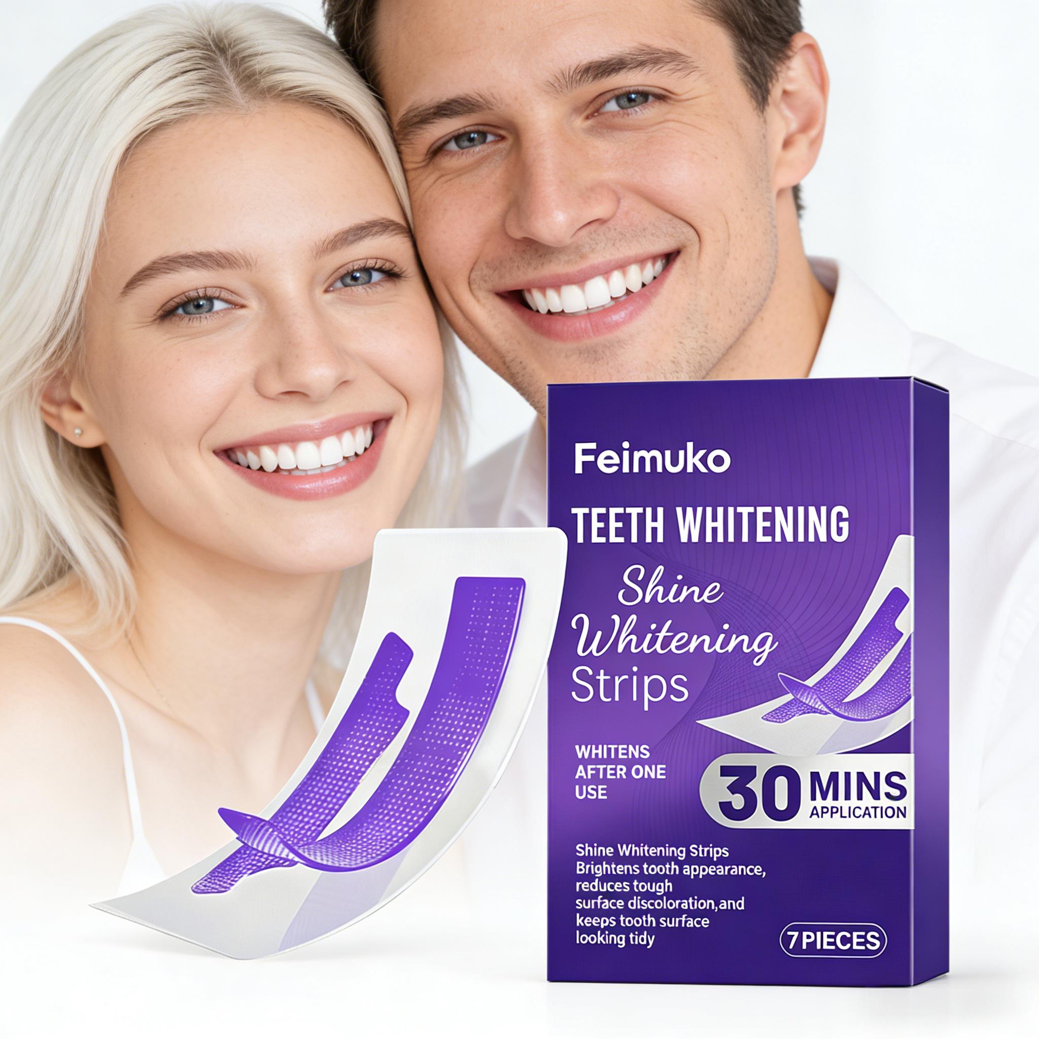 Teeth Whitening Flash - Bandelettes blanchissantes pour les dents, réduisent