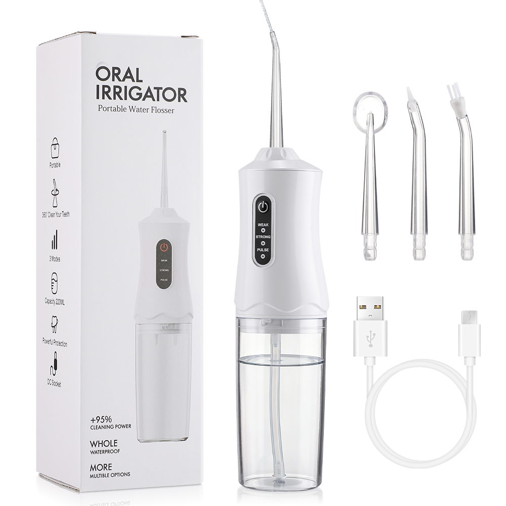 Teeth Whitening Or Tooth Whitening - Irrigateur buccal portable 3 modes, machine