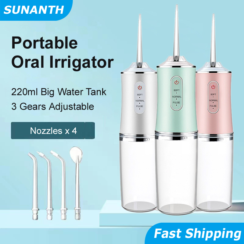 Water Flosser Cordless - Irrigateur buccal électrique intelligent Portable 4