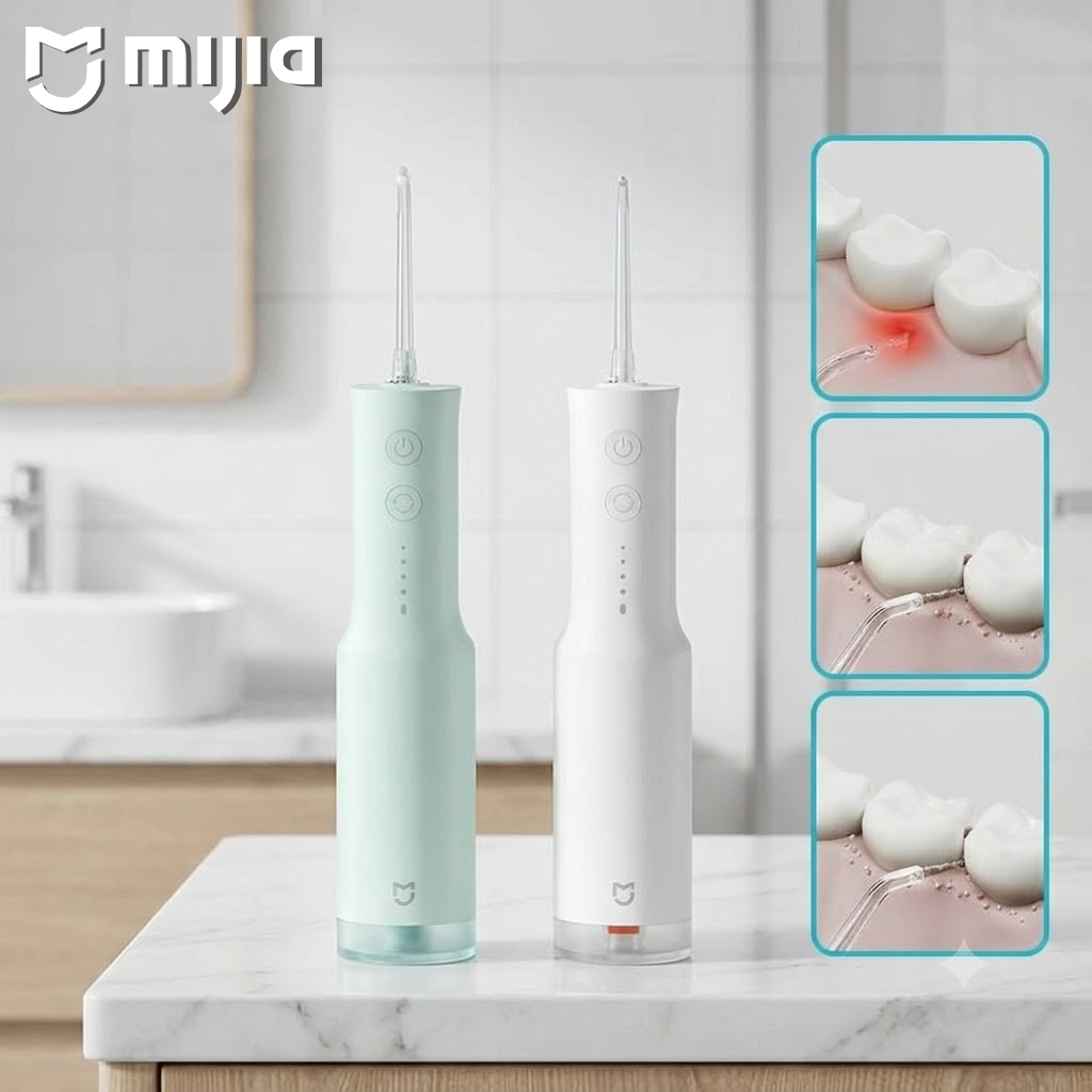 Teeth Whitening Or Tooth Whitening - Xiaomi Irrigateur buccal portable F300, jet