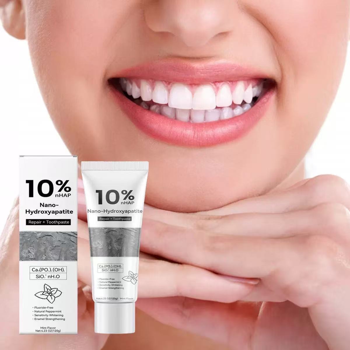 Hydroxyapatite Toothpaste - Dentifrice blanchissant et anti-taches à 10