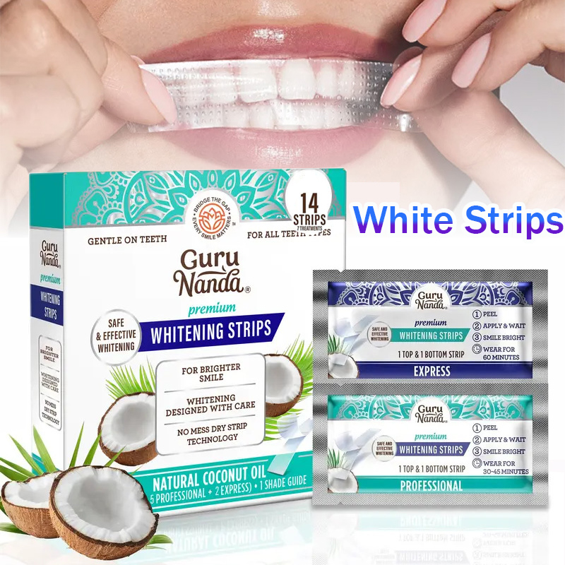 Teeth Whitening Oil Pulling - 1/2/3 boîtes de bandes blanchissantes pour