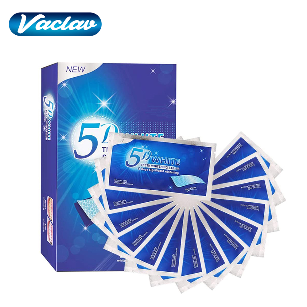 Teeth Whitening Paste - Bandelettes blanchissantes 5D pour les dents,