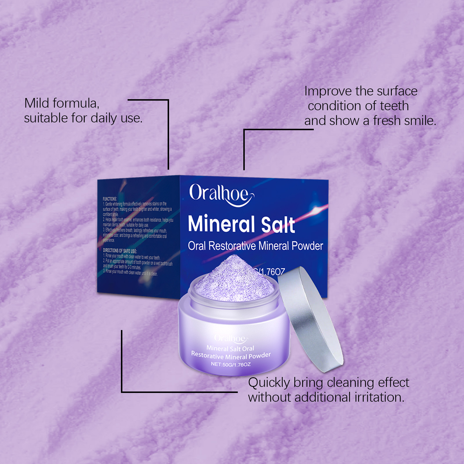 ORALHOE Poudre Minérale Répara - Teeth Whitening Or Tooth Whitening avis et prix