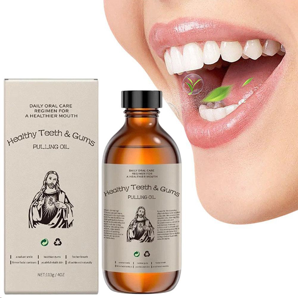 Huile de Coco à la Menthe Sans - Teeth Whitening Oil Pulling avis et prix