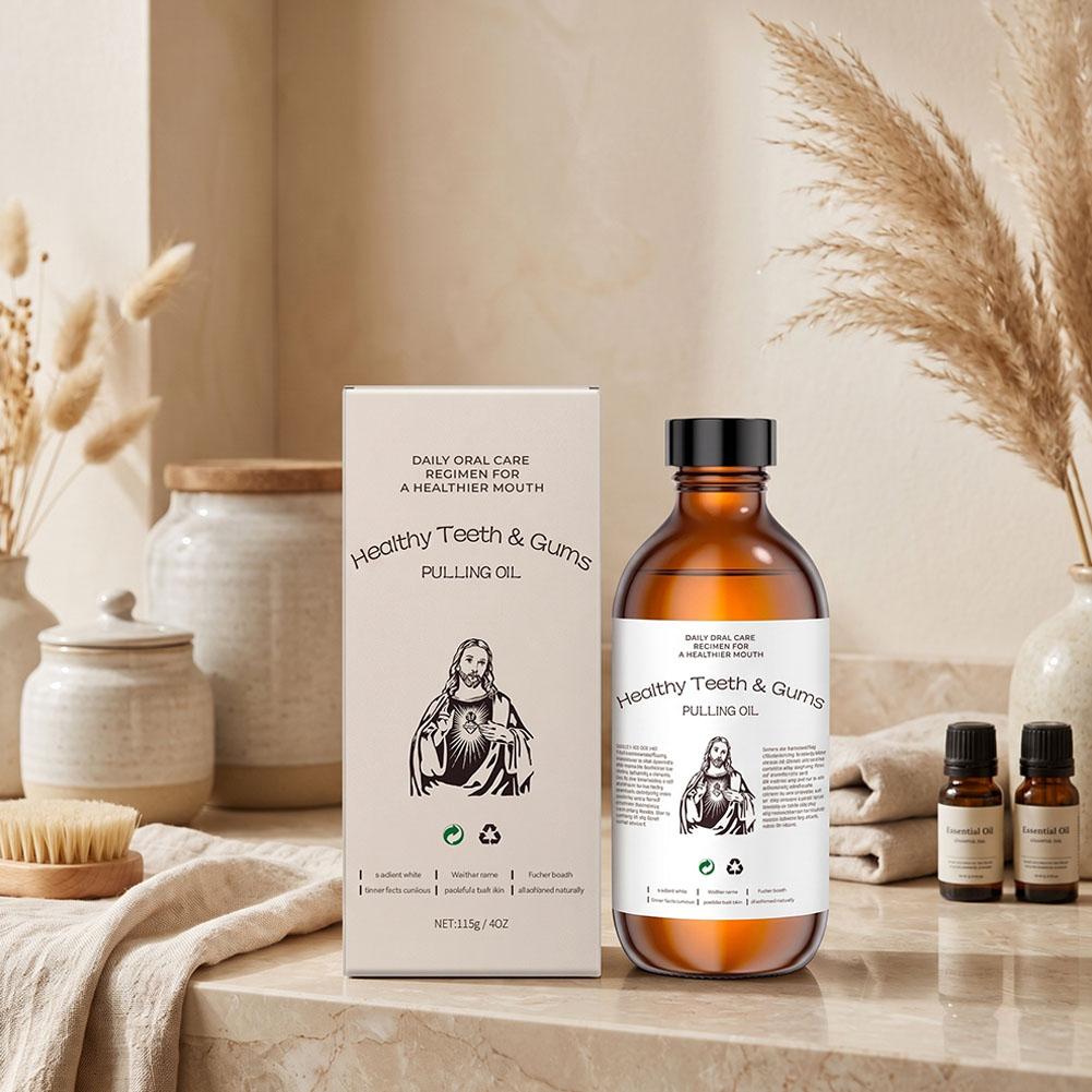 Huile de Coco à la Menthe Sans - Teeth Whitening Oil Pulling avis et prix