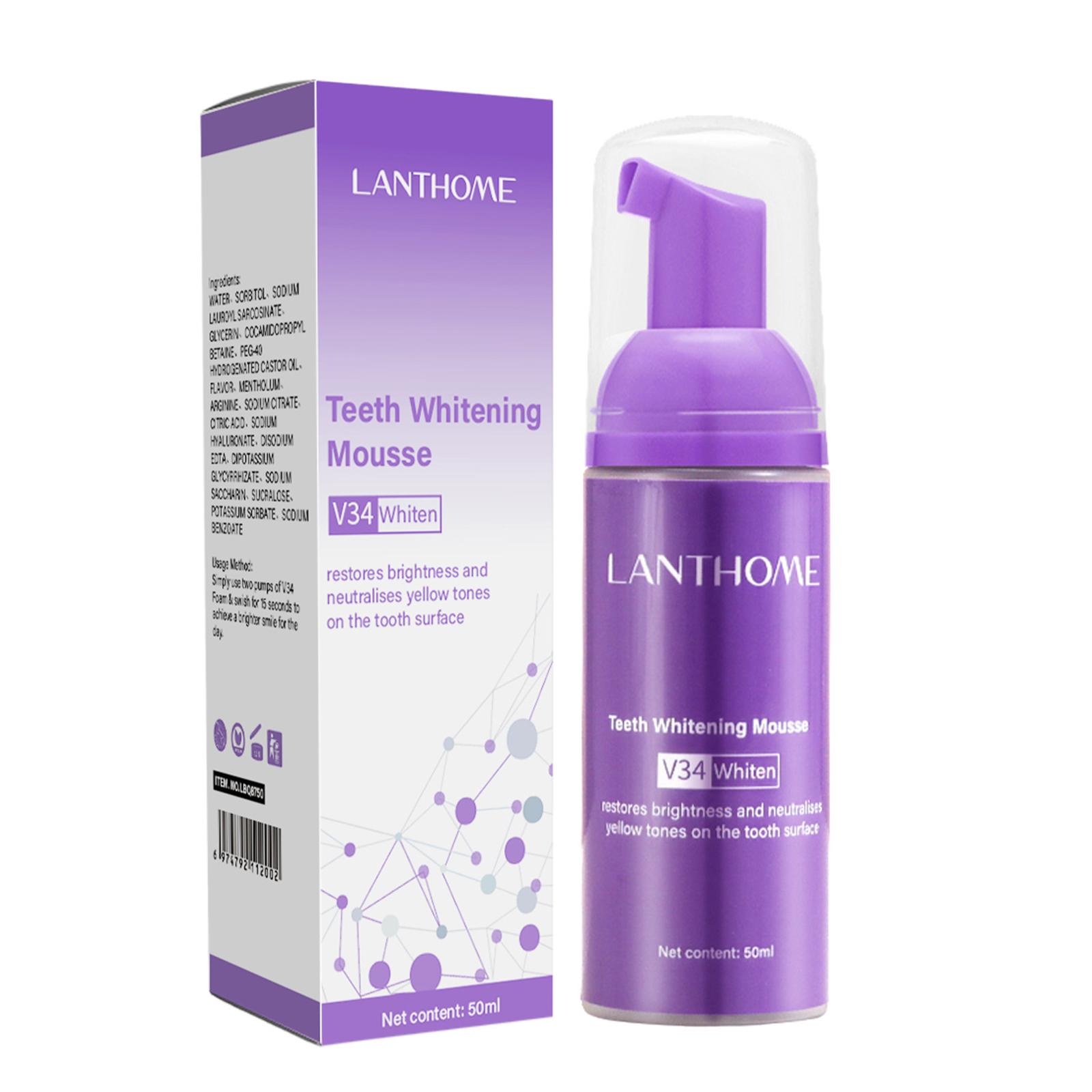 V34 Mousse nettoyage des dents - Teeth Whitening Mousse avis et prix