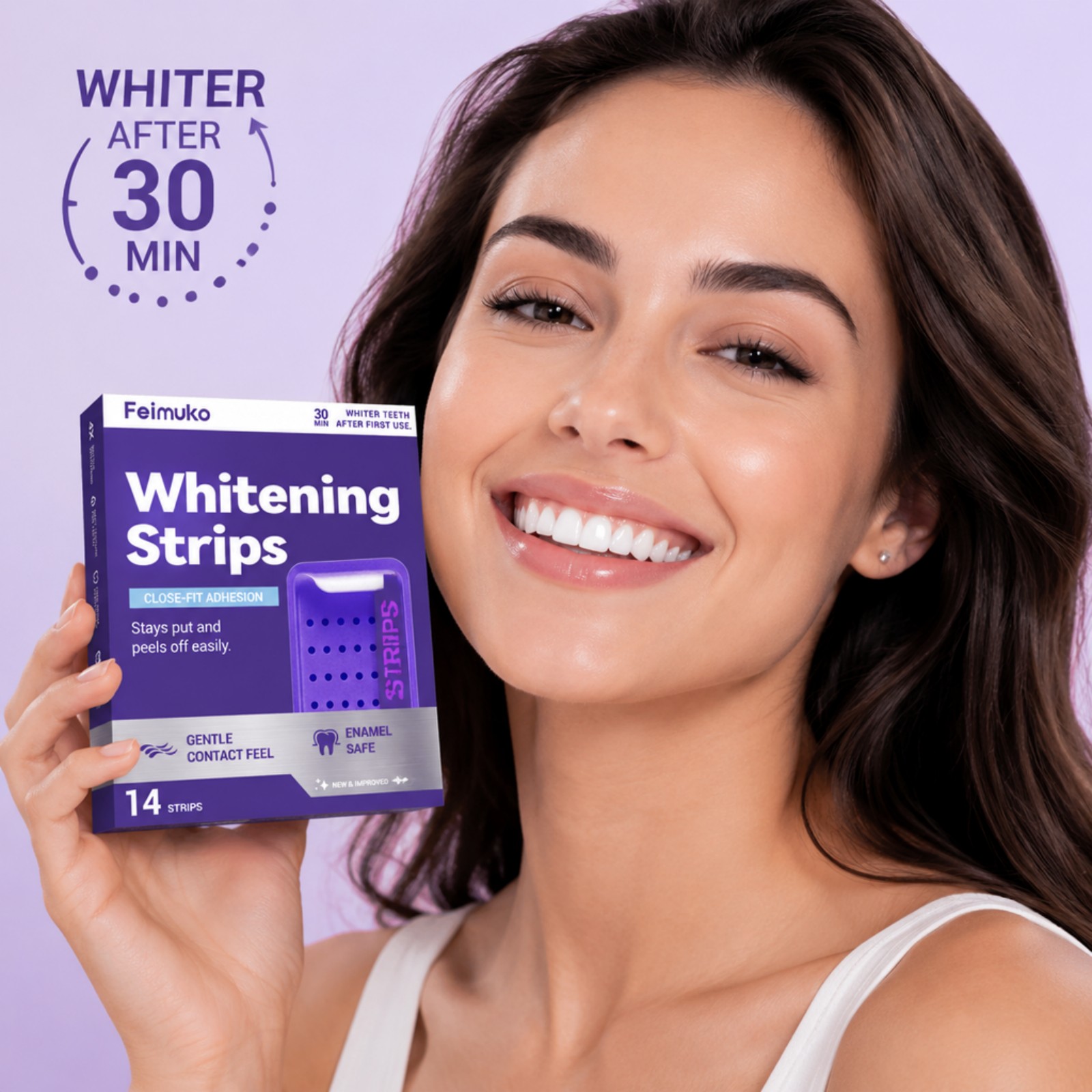 7 bandes blanchissantes violet - Teeth Whitening Kit At Home avis et prix