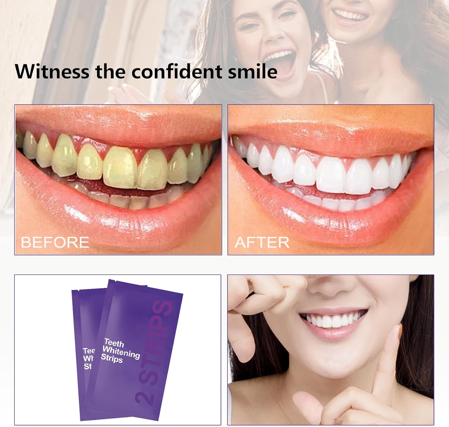 7 bandes blanchissantes violet - Teeth Whitening Kit At Home avis et prix