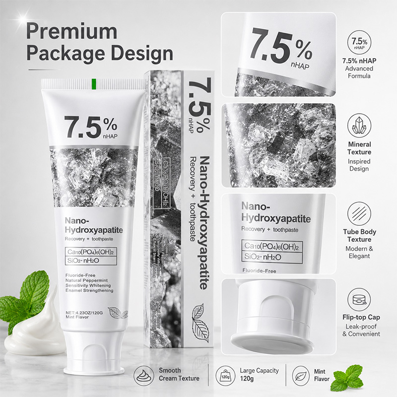 Lot de 5/6 pièces de dentifric - Hydroxyapatite Toothpaste avis et prix