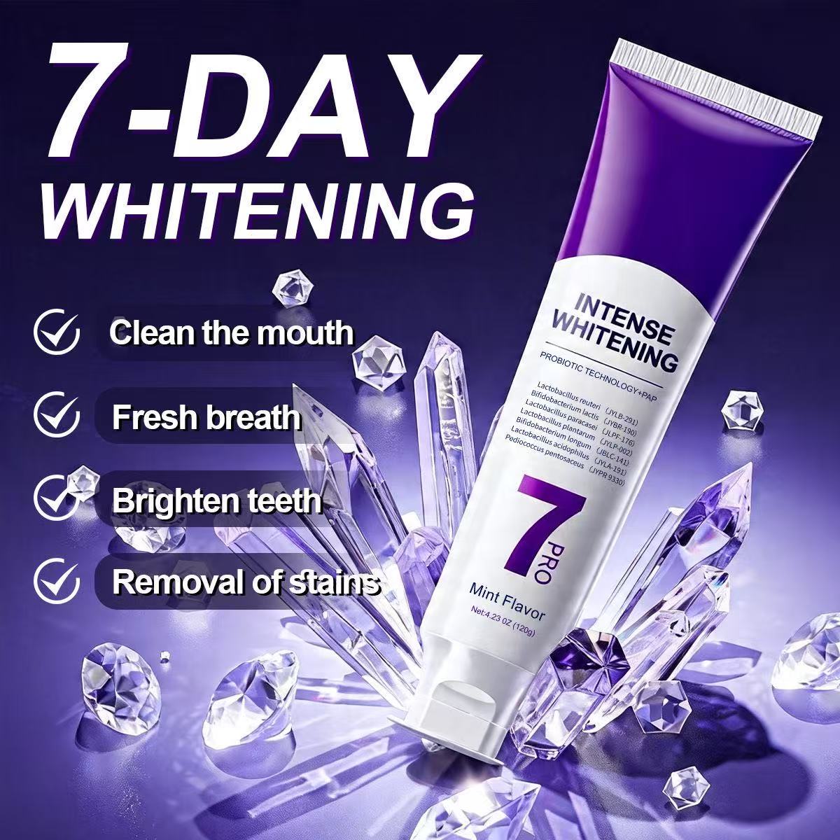 Dentifrice blanchissant probio - Teeth Whitening Mousse avis et prix