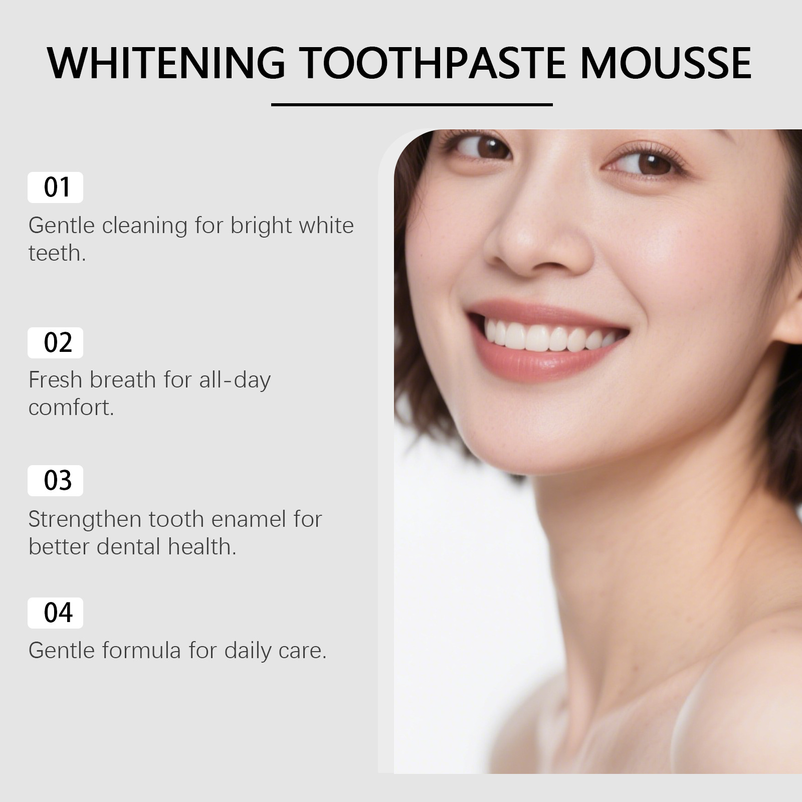Mousse dentifrice blanchissant - Teeth Whitening Mousse avis et prix