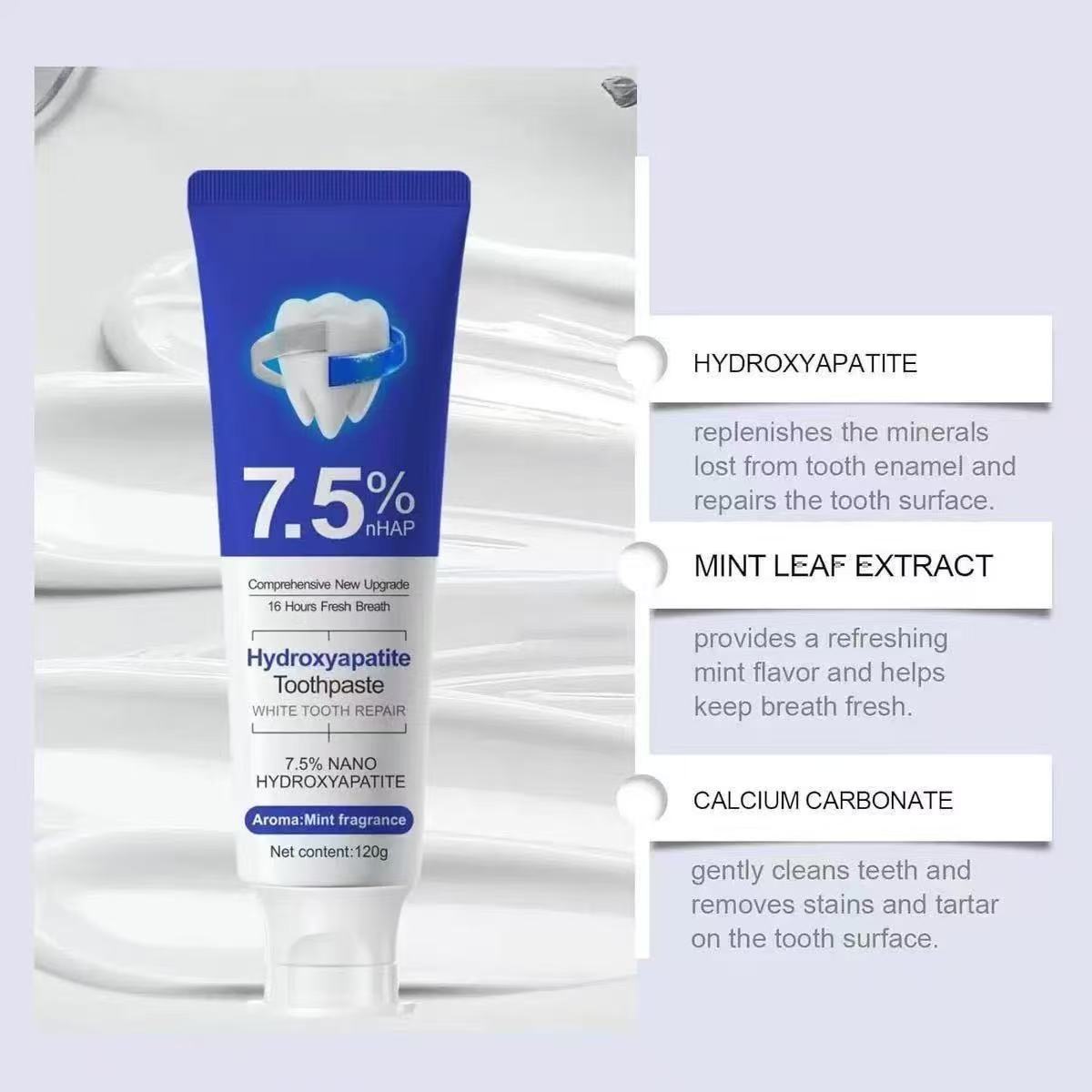 Dentifrice au Nano Hydroxyapat - Hydroxyapatite Toothpaste avis et prix