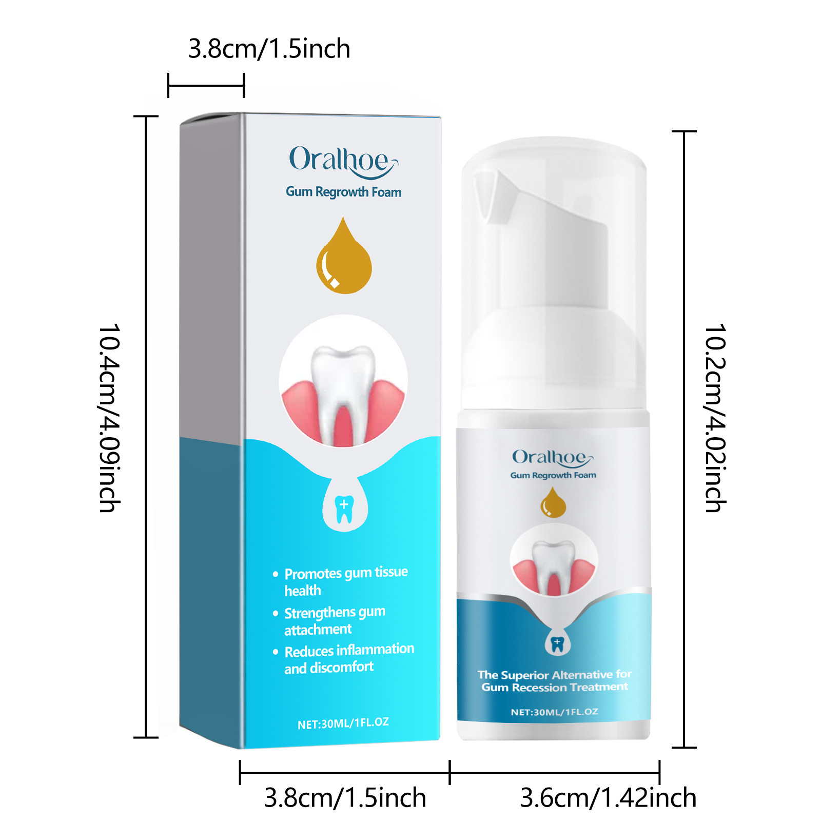 Mousse dentifrice réparatrice  - Teeth Whitening Mousse avis et prix