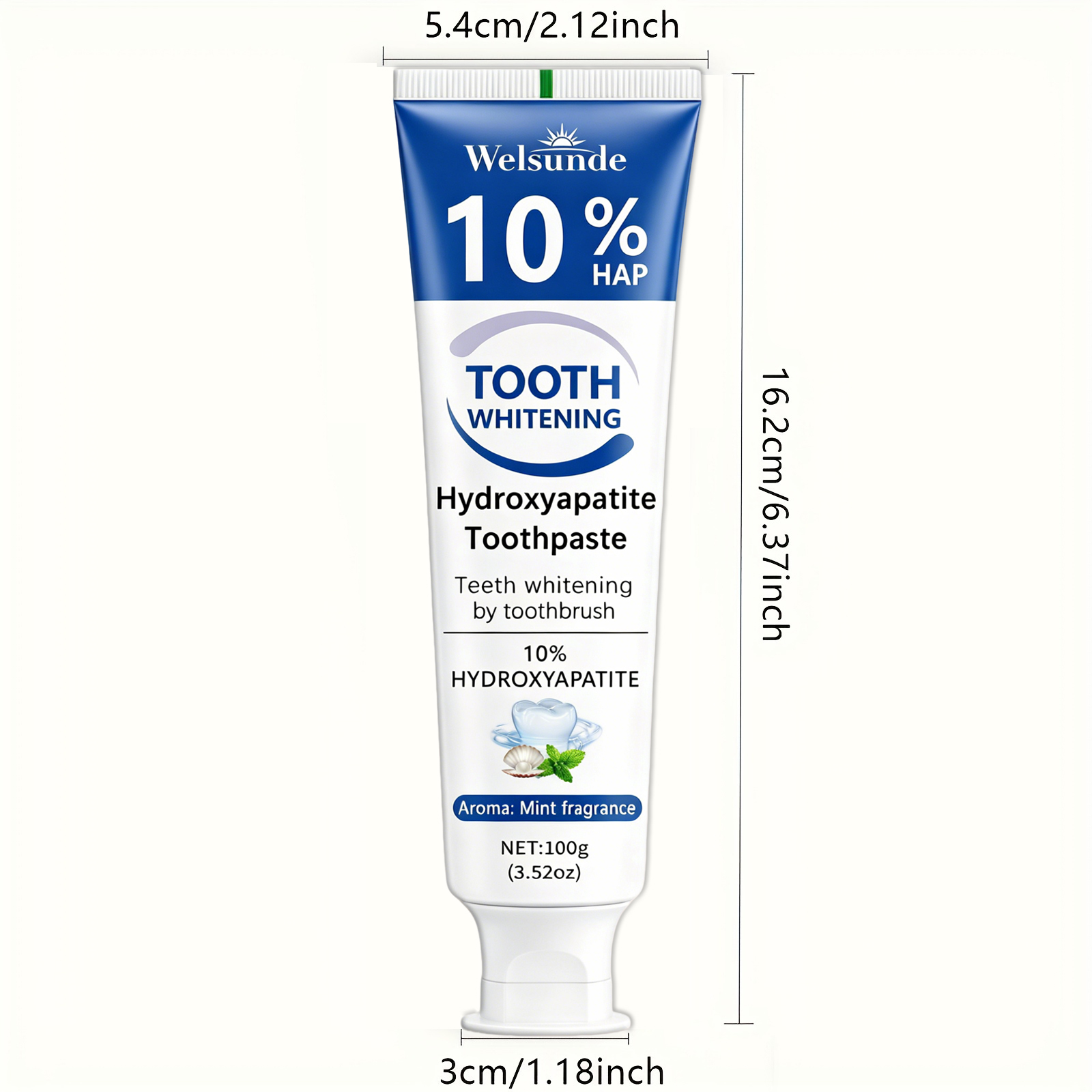 Ensemble de dentifrice blanchi - Hydroxyapatite Toothpaste avis et prix