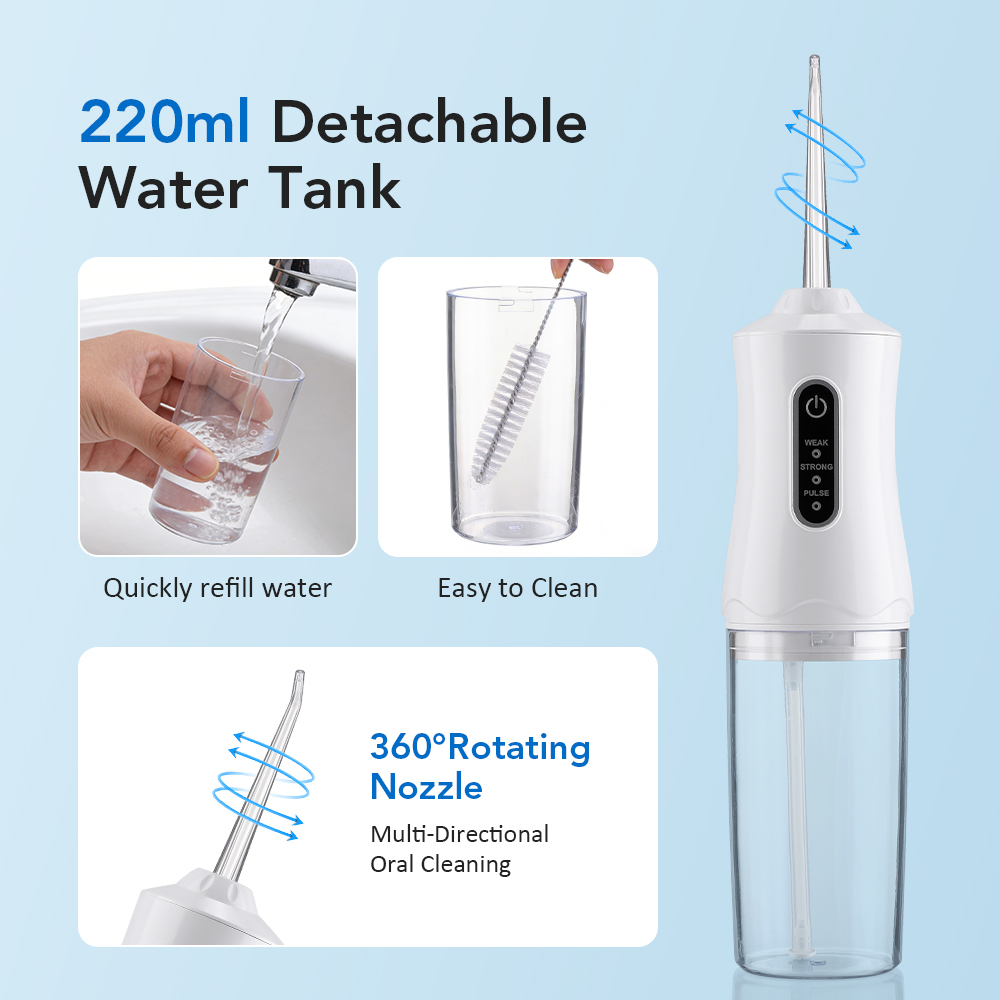 Irrigateur buccal portable 3 m - Teeth Whitening Or Tooth Whitening avis et prix