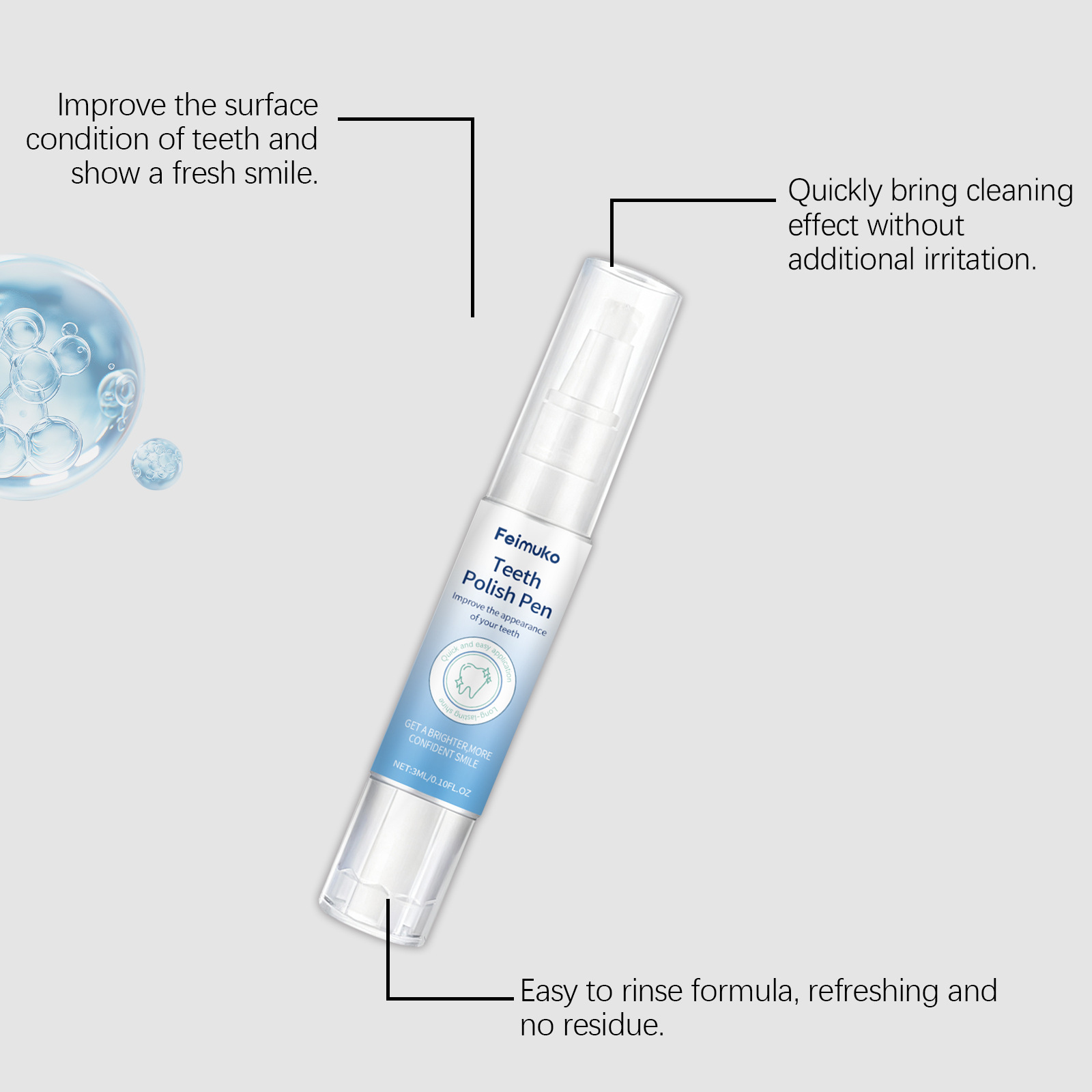 Peinture blanchissante pour le - Teeth Whitening Pen avis et prix