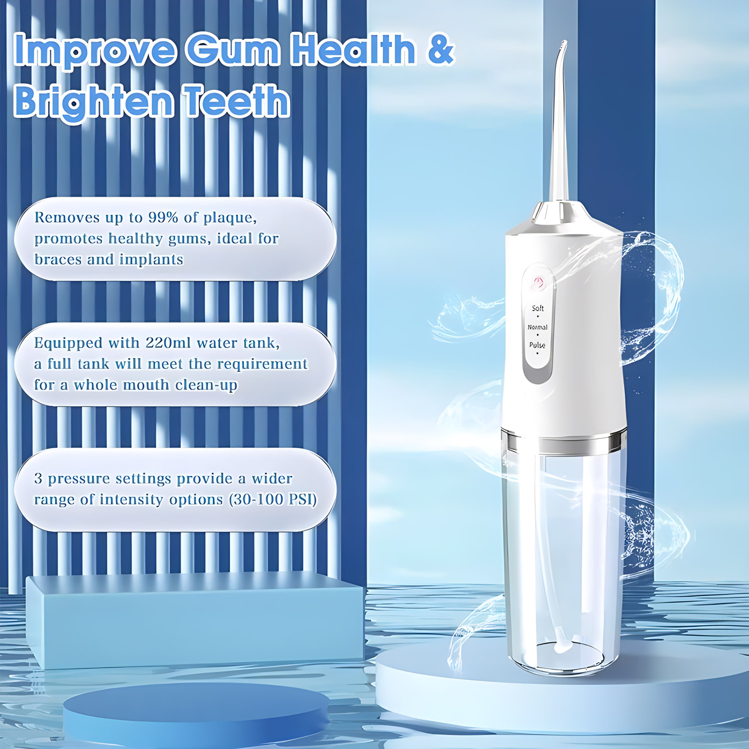 Hydropulseur buccal portable r - Water Flosser Cordless avis et prix