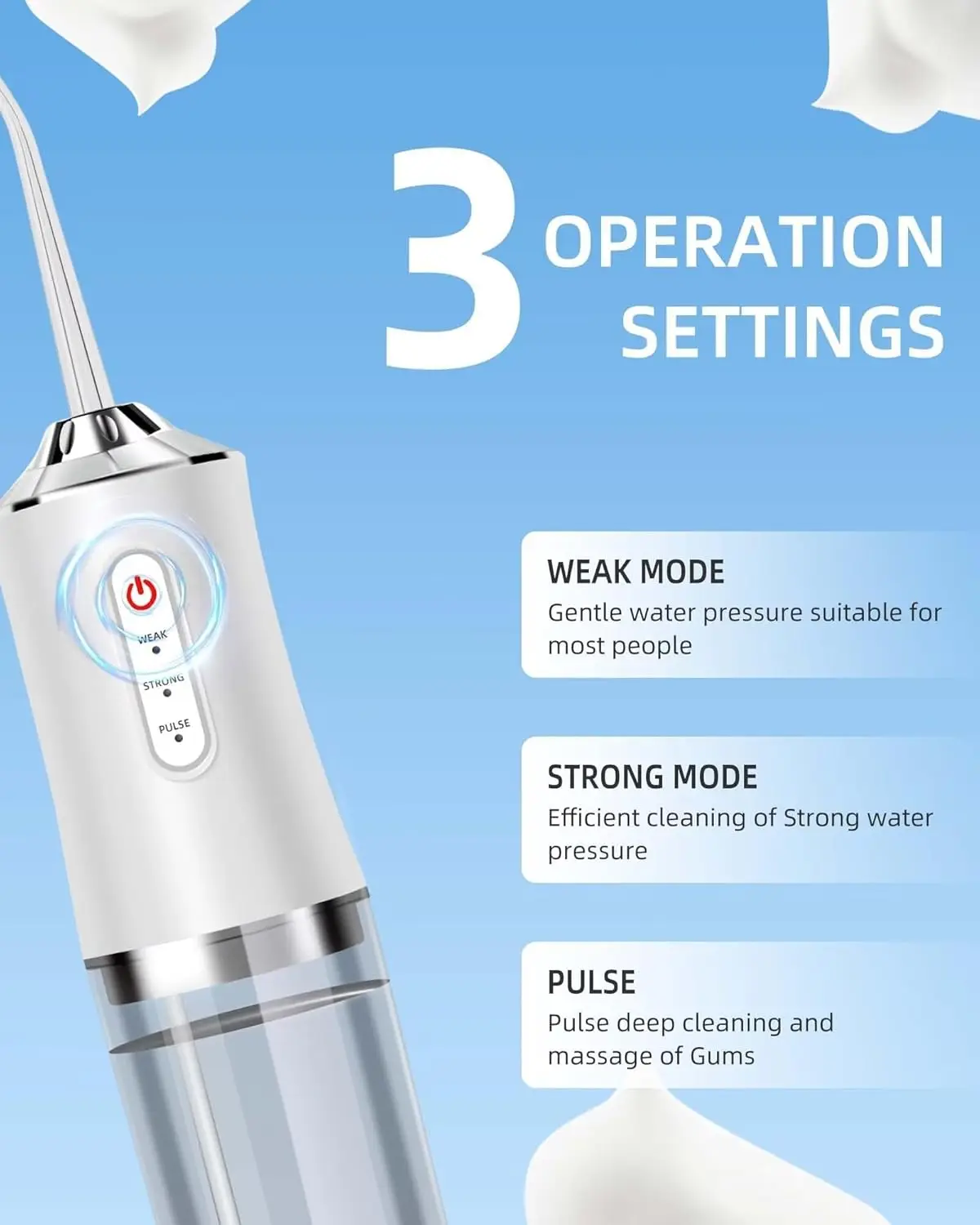 Irrigateur buccal, hydropulseu - Water Flosser Cordless avis et prix