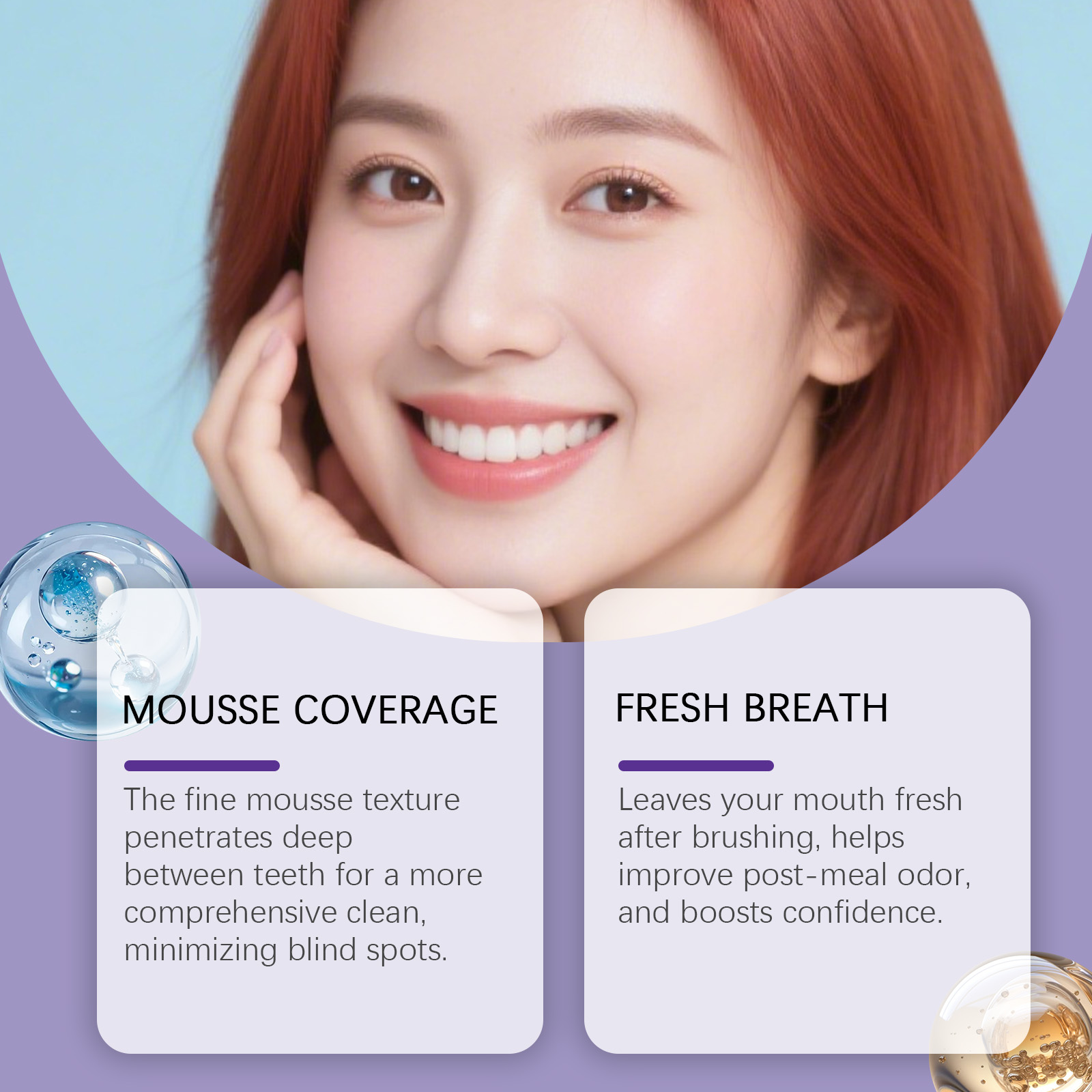 Mousse blanchissante pour les  - Teeth Whitening Mousse avis et prix