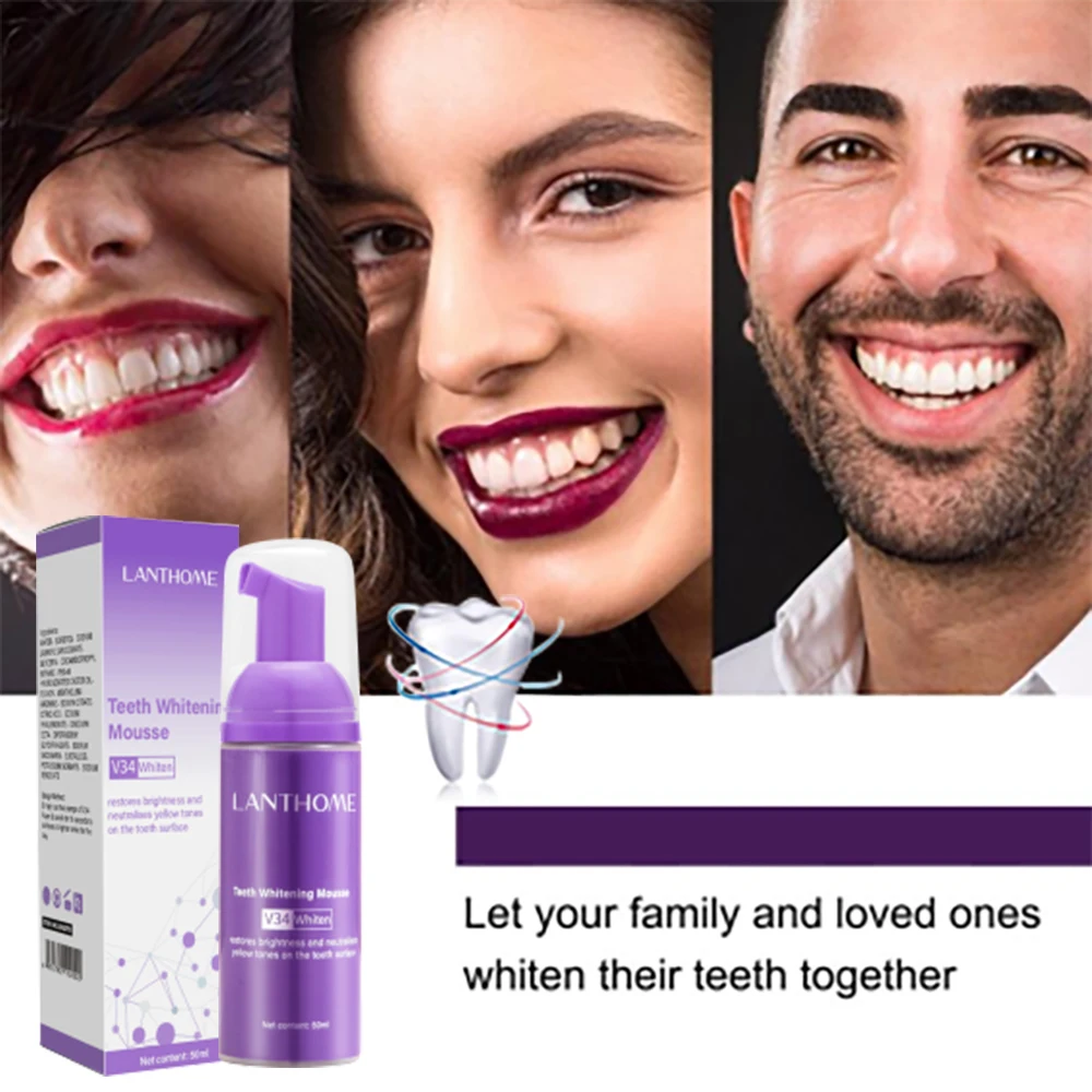 Dentifrice en Mousse V34 pour  - Teeth Whitening Mousse avis et prix