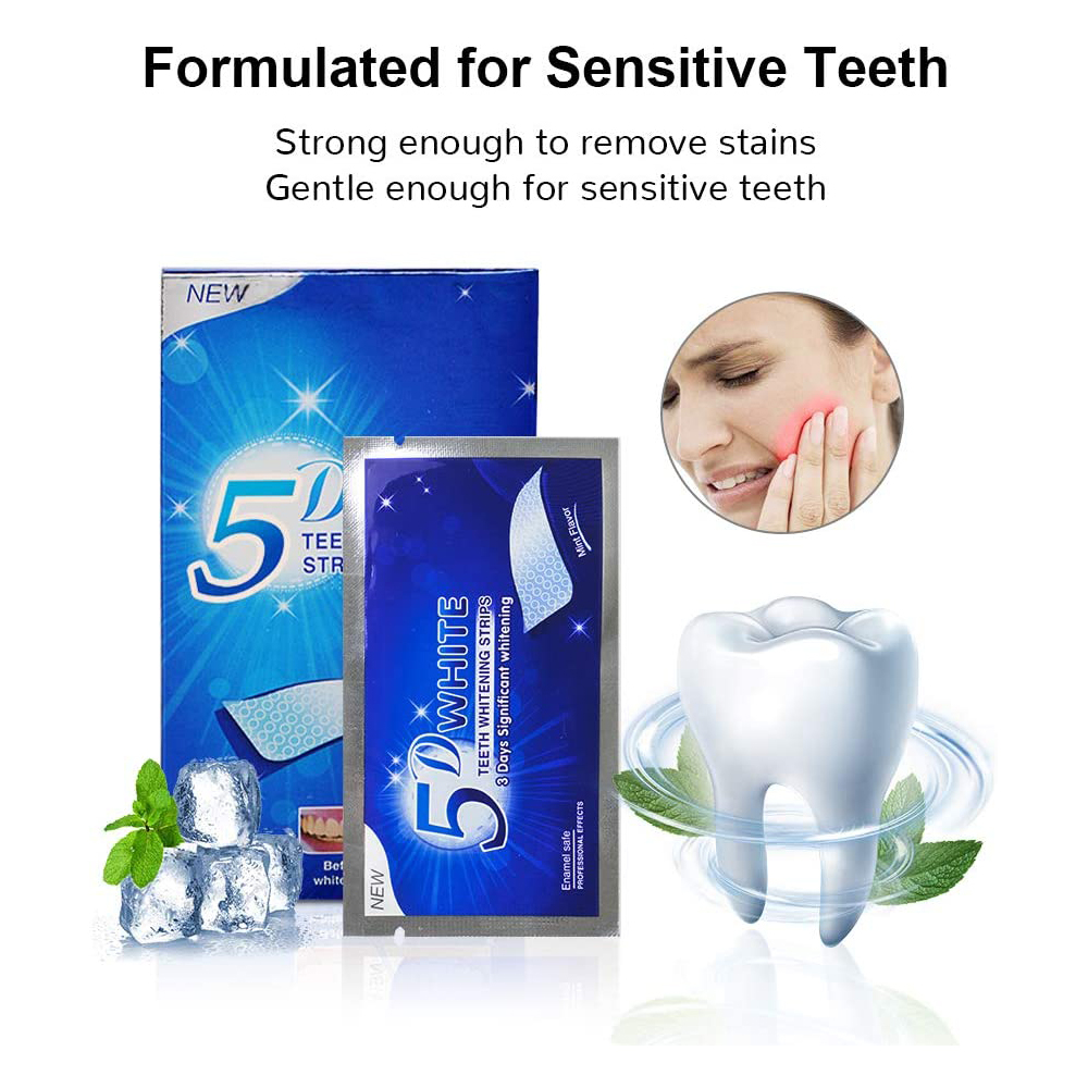 Bandelettes blanchissantes 5D  - Teeth Whitening Paste avis et prix