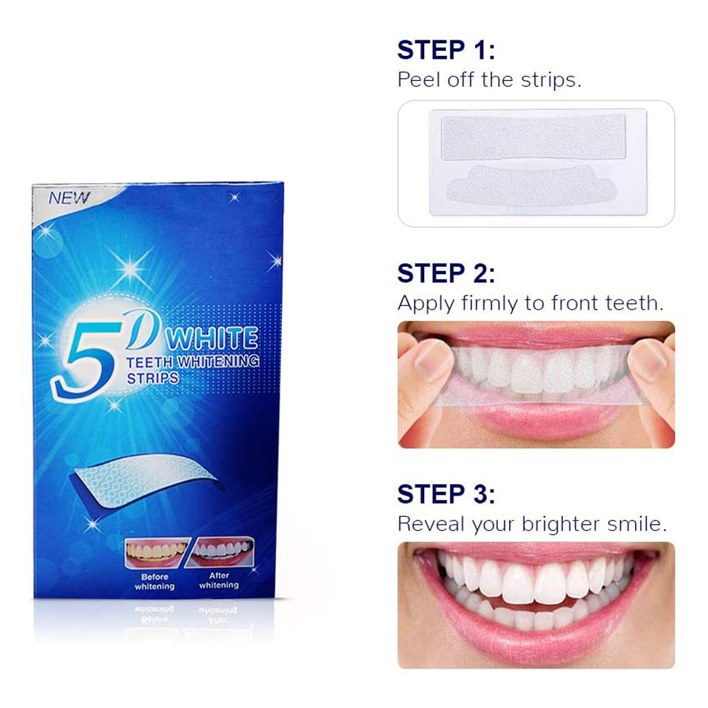 Bandelettes blanchissantes 5D  - Teeth Whitening Paste avis et prix
